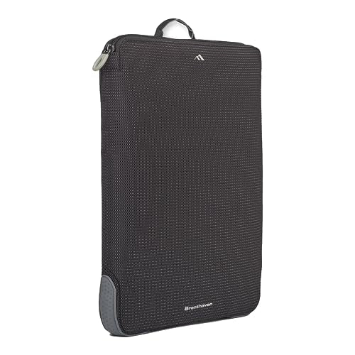 Brenthaven Tred Carry Slim Sleeve with Handle Fits 13-inch MacBook Laptops Chromebook Tablets - Durable Lightweight Secure Protection for Students Professionals Office Business or Personal Use - Black - size: 13-inch
