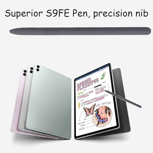 2 Pack Galaxy Tab S9 FE S Pen for Samsung Galaxy Tab S9 FE / S9 FE+ Stylus Pen,Replacement for Samsung Galaxy Tab S9 FE Pen(Grey) - color: (Grey)