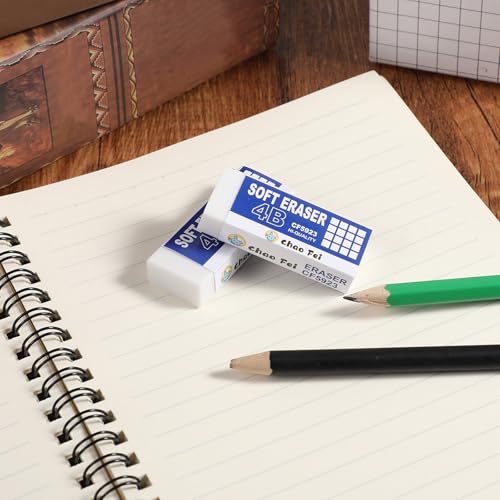 120 Pack White Erasers Bulk for Office, Office, Latex-Free Soft Erasers for Adult, Teachers as School Supplies