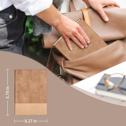 Lined Journal Notebook for Work College Ruled Note Book 5.79"x8.27" A5 PU Leather Daily Journaling 216 Pages for Women Men Writing Home School Supplies Business (RoseGold) - color: 09-RoseGold-1pack, style: A5 Lined 216pages