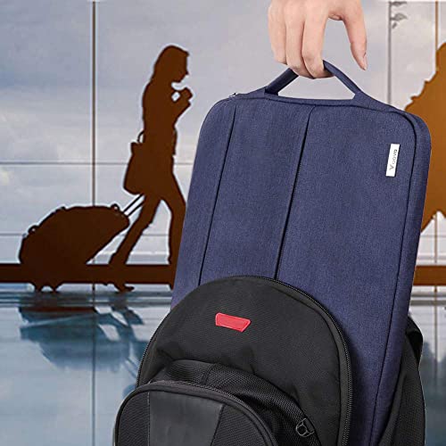 Voova Laptop Sleeve Carrying Case 14 15 Inch Compatible with MacBook Air 15 M2/M3/M4 2022-2025, MacBook Pro 15, Hp Chromebook 14, Waterproof Slim Computer Cover Bag,Blue - color: Blue, size: 14-15 Inch