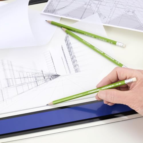 STAEDTLER WOPEX Pre-Sharpened #2 Pencils, 20 Pcs 12-Pack (12 sets of 20 pcs)- Ergonomic Triangular Shape, Break-Resistant, Non-Slip Surface, Wood-Polymer, PVC-Free Eraser Tip, 240 Count - style: 12 Pack