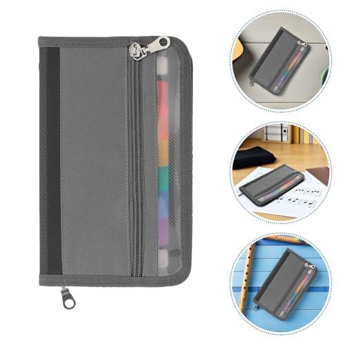 B6 Zipper Accordion File Folder with 13 Pockets, Expanding Vertical Document Organizer for Office and School Filing, Multi-Layer Paper Divider, Portable Document Binder