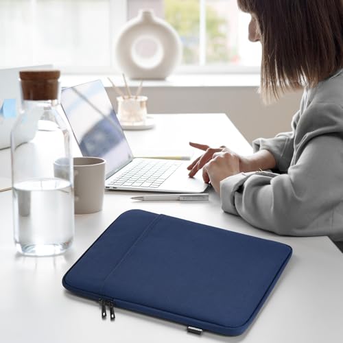 Dadanism Laptop Sleeve for MacBook Neo 13inch 2026 with A18 Pro Chip,Indigo | Protective Laptop Case with Soft Lining for MacBook Air 13-inch with M5 Chip 2026, Slim Travel Sleeve with Accessories Pocket - color: Indigo