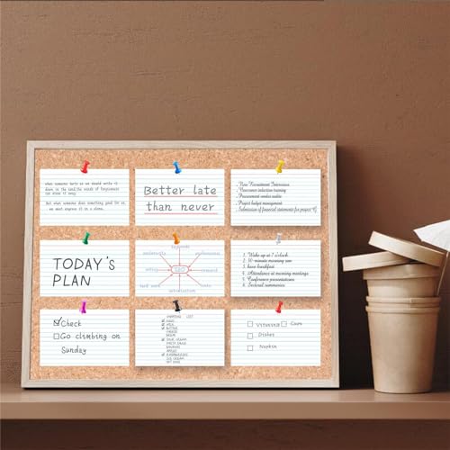 White Index Cards 5x7 Ruled, 50 Pcs File Note Cards, Lined Index Cards, Study Cards, Flashcards for Studying, Notecards for Studying, Note Taking and To Do List - size: 5 x 7-50PCS