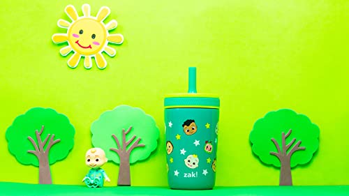 Zak Designs CoComelon Kelso Toddler Cups For Travel or At Home, 12oz Vacuum Insulated Stainless Steel Sippy Cup With Leak-Proof Design is Perfect For Kids (JJ, Cody, Nina) - color: CoComelon