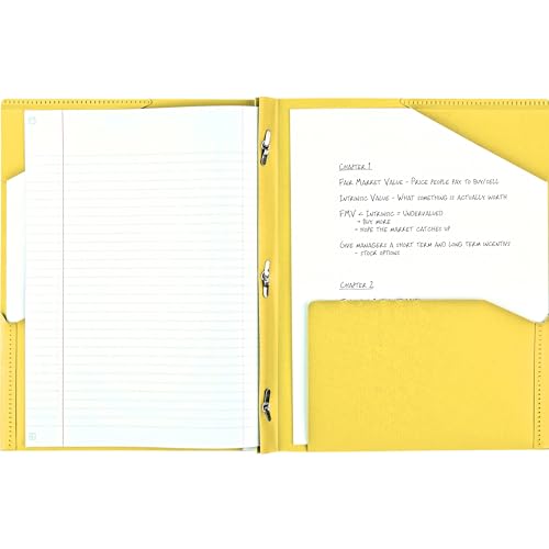 Five Star 2 Pocket Folders with Prong Fasteners, Stay-Put Folder, Folders with Pockets, Color Selected For You, 1 Count (34030)