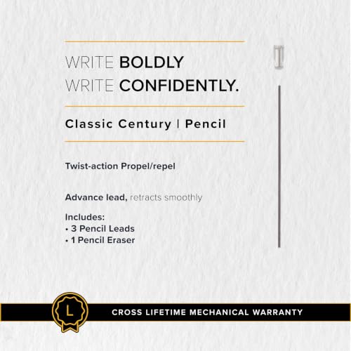 Cross Century Chrome .7mm Pencil - color: Lustrous Chrome