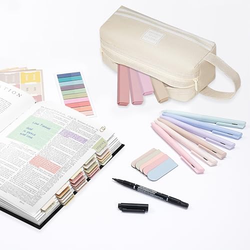 Vienrose Bible Journaling Kit Highlighters and Pens 75 Bible Tabs Basic | Bible study supplies, Bible study tools, Sincere Christmas gift, Believer, Women - color: Basic