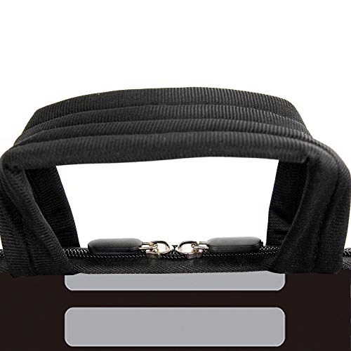 AMARY 13" 13.3" laptop sleeve chromebook case adjustable shoulder strap with handle accessory pocket (Games) - color: Games