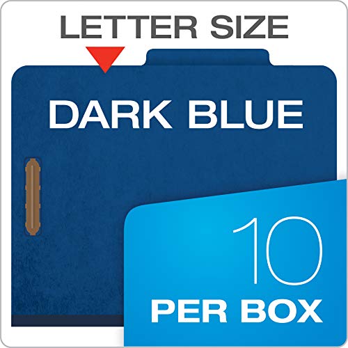 Pendaflex Classification File Folders,1 Divider, Durable File Organizer for Home, School or Office, Letter-Size Folders for Files, Paper Organizer, Durable Prongs, (B006NVMJCC) - size: Letter