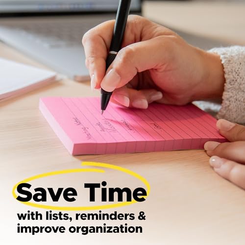 Post-it Super Sticky Notes, 3 Sticky Note Pads, 3 x 3 in., School Supplies, Office Products, 2X the Sticking Power, Red, White, Blue (Pack of 6) - size: 3x3 inches (Pack of 6)