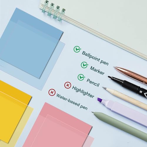 Jutom 39 Pcs Aesthetic Book Annotation Kit Highlighter with Case Bag Gel Pen Transparent Sticky Note Taking Bible Supplies(Cream,Cute Style) - color: Cream, style: Cute Style