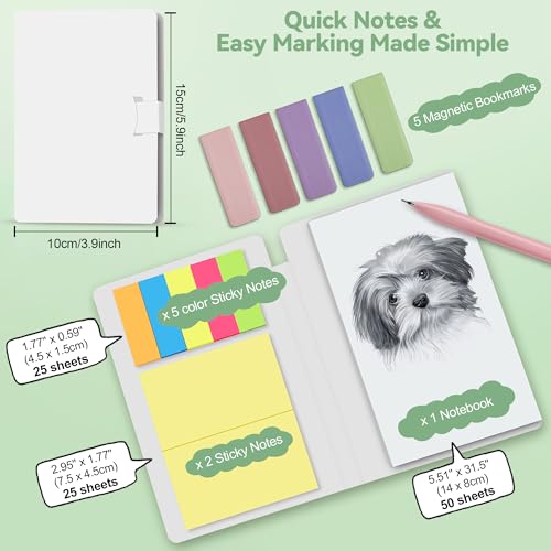 DazSpirit 61PCS Aesthetic College School Supplies Set with Cute Pencil Case | Pastel No Bleed Highlighters, Gel & Erasable Pens, Mechanical Pencils, Refills & Sticky Notes, Complete Stationery Kit - color: Green