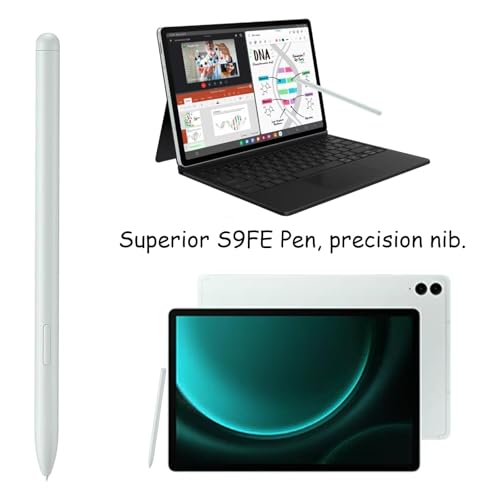 2PCS Galaxy Tab S9 FE Stylus Pen for Samsung Galaxy Tab S9 FE / S9 FE+,for Samsung Galaxy Tab S9 FE Stylus S Pen(Green) - color: (Green)