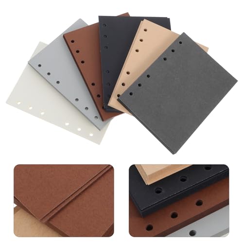 LIFKOME 300 Sheets Unlined Refill Paper for 6-hole Ring Binders, Blank Planner Refills Compatible Design, Versatile Use for Daily Journaling and Travel Diaries, Paper