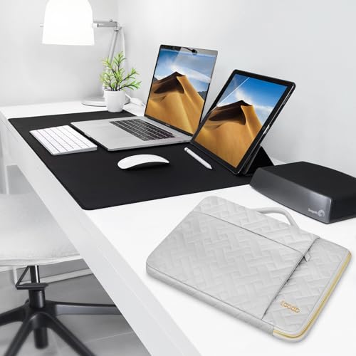 Lacdo 360° Protective Laptop Sleeve Case for 13 inch New MacBook Air M5 A3449 (2026), M4 A3240 2025, M3 A3113, M2 A2681, M1 A2337 A2179 A1932 | 13 inch MacBook Neo A18 Pro A3404 (2026), Space Gray - color: Space gray, size: New MacBook Air/Neo/Pro 13 Inch