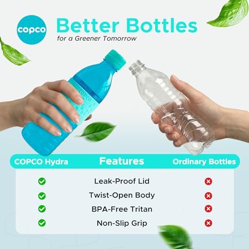 Copco Hydra Water Bottle 16.9 oz - Aqua & Mint, Set of 2 - color: Aqua/Mint