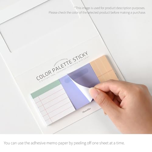 Monolike Color Palette Sticky Plan 30p Series. 2 B Set 4P - Self-Adhesive Memo Pad 30 Sheets - color: Plan 30p Series. 2 B
