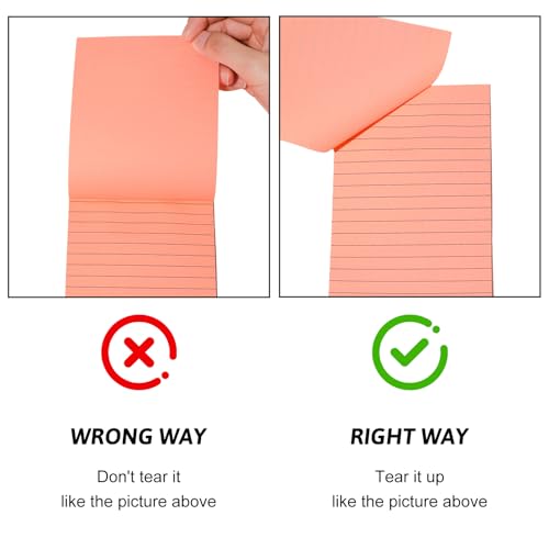 18 Pack Lined Sticky Notes with 6 PCS Gel Pens 9 Bright Colors Self-Stick Note Pads 4x6 & 3x3 Ruled Stickies Super Sticking Power Memo Pads Big Rectangular Notes Pad Its for Office, School, Meeting - size: 9pcs 4x6" +9pcs 3x3" + 6 gel pens