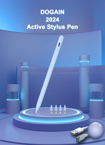 Stylus Pens for Touch Screens Power-Display Tablet Pen POM Tip Magnetic Digital Touch Pen Compatible with iPhone/iPad/iPad Pro/Lenovo/Switch 1/2/Other Smartphone and Tablet Devices (Blue) - color: 2SS-Blue