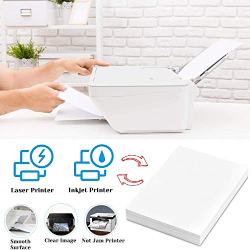 WeLiu Vellum Paper 8.5 x 11 Translucent Printable 65 Sheets for Tracing 50LBS/73GSM