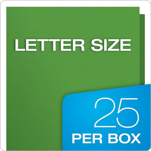 Oxford Twin Pocket Folders with Fasteners, Letter Size, Light Green, 25 per Box (57703) - color: Light Green, size: 25 Count