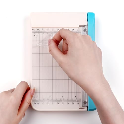 Guillotine Paper Trimmer, Mini Guillotine Paper Cutter, 6 inch Cut Length Accurate Trimming Guillotine Cutter for Coupons Paper Crafts Photos Cards Scrapbooking Office Home Supplies - color: S: 4.25" X 6"