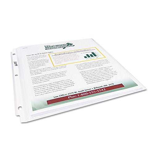 Avery 74171 Sheet Protectors, Top Load, 11-Inch x8-1/2-Inch, 25/PK, Diamond Clear