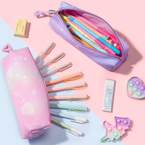 Fimibuke Kids Backpack for School Girls, 3Pcs Waterproof Girls Backpack with Lunch Box & Pencil Pouch - Lightweight Pink Bookbag for Ages 6+ Elementary Middle School Teens - color: A1.Diamond Pink