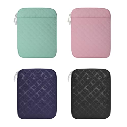 Tablet Sleeve Pouch for 9-11 Inch Tablets, Padded Case Bag for iPad Pro 11-in (M4), iPad 10.9 (10th Gen), iPad Air 11-in (M2), Galaxy Tab S9/S8, Portable Cover with Front Pocket (Black)