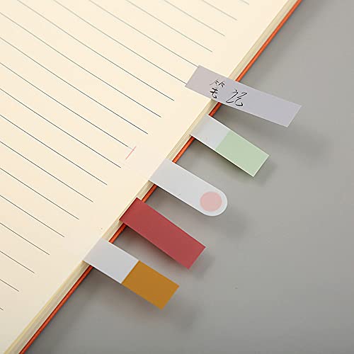 3PCS Loose-Leaf Convenient Index Stickers, Memo Stickers Writable Index Tabs, Sticky Note Marker, Writable and Repositionable File Flags Page Labels (Autumn Color Series)