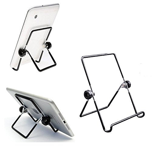 MOACC Tablet Holder Stand, Universal Multi-Angle Non-Slip Adjustable Holder Cradle for 9-12.9 inch Tablet PC, Pad (Black)