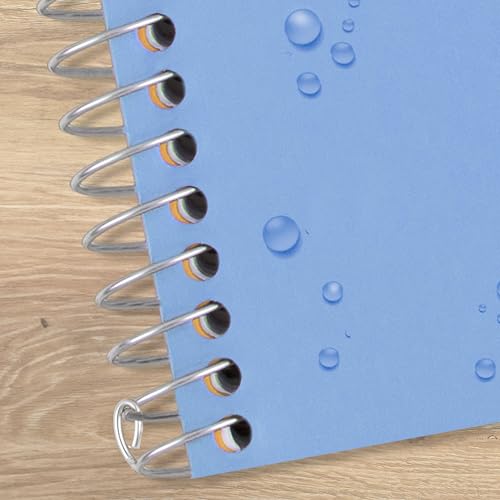 Five Star Spiral Notebook, 2 Subject, College Ruled Paper, 6" x 9.5", 80 Sheets, Blue (840029CG1) - color: Blue, size: Pack of 1