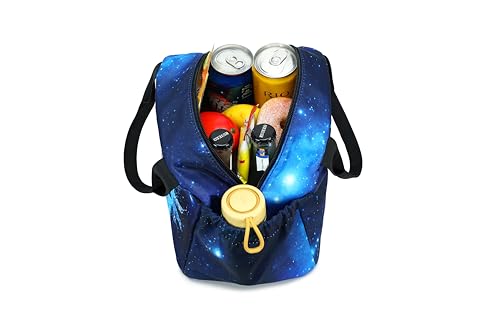 CAMTOP Boys Lunch Box Kids Insulated Lunch Bag Kids Cute Lunchbox for Boys Loncheras Para Niños - color: Soccer Blue