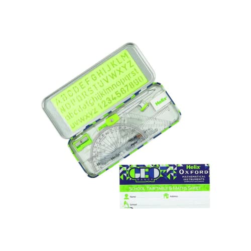 Helix Oxford Geo Maths Set - Green