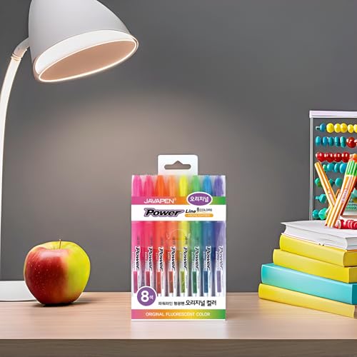 JVPEN Highlighters β 8-Pack Pastel & Vivid Colors, No Smudge & No Bleed, 4mm Chisel Tip, Smooth Pigment Ink, Includes Carry Case β Ideal for Notes, Journaling, School & Office
