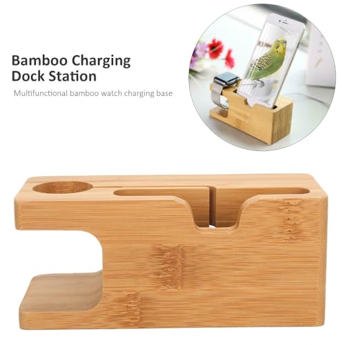 Charging Dock Station for Phone and Watch – Portable Desktop Holder with Cable Management for Desk, Car, and Home Use
