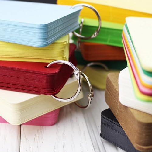 OWLKELA 100Pcs Inch Binder Rings 1inch, Loose Leaf Metal Rings for Cards & Documents, Nickel Plated Steel Clip & Key Rings - color: Silver, size: 1 inch 100 Pcs