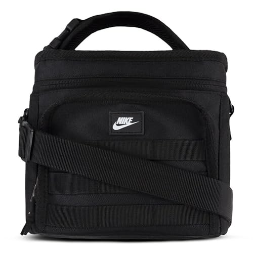 Nike Insulated Lunch Bag with Adjustable Shoulder Strap – Black - One Size - color: Black