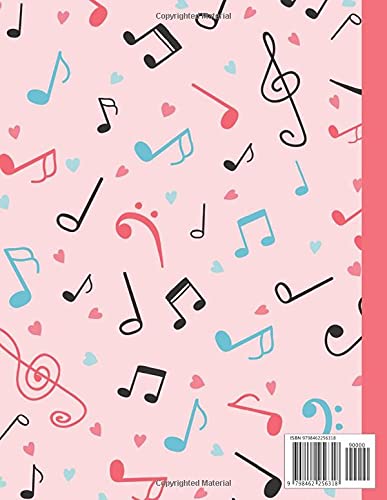Primary Composition Notebook: Music Notes Handwriting Practice Paper With Dotted Mid Line And Drawing Space For Grades K-2 | 120 Pages | 8.5 x 11 In