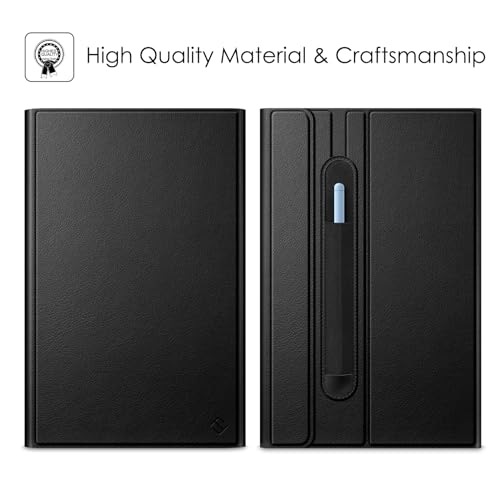 FINTIE Keyboard Case for Samsung Galaxy Tab S6 Lite 10.4 Inch 2024/2022/2020, Slim Stand Cover with Secure S Pen Holder Detachable Wireless Bluetooth Keyboard, Black