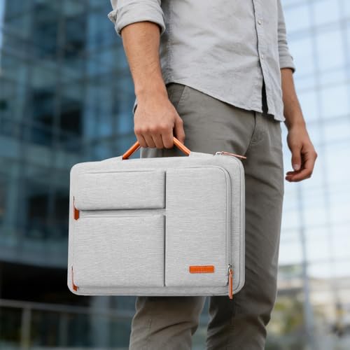 Lacdo 360° Protective Laptop Sleeve Case Bag for 16 inch MacBook Pro M5 Pro/Max A3428 A3429 (2026), M4/M3/M2/M1 A3403 A3186 A2991 A2780, 15 inch Surface Laptop 7/6/5/4/3, MacBook Pro 16 Case, Gray - color: Gray, size: New MacBook Pro 16 Inch