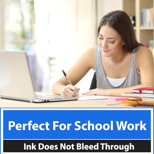 Filler Paper, College Ruled Filer Paper, Loose Leaf Paper, 3 Holed Punches Paper, Red Line Margin, Ring Binder Paper - 8" x 10.5" - College Ruled - 175 Sheets - size: College Ruled