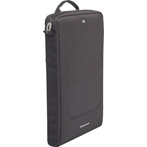 Brenthaven Tred Drop Sleeve with Pouch Fits Up to 11 inch MacBook Laptop Chromebook or Tablet - Durable Fully Padded and Lightweight for Students Professionals Office Business or Personal Use - Black