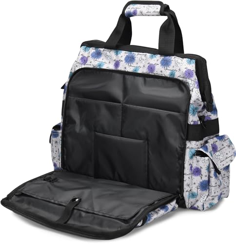 Nurse Mates Ultimate Nursing Bag | Multiple Compartments | Interior Laptop Compartment | Durable Zippers | Mantra Moods | Multi Compartments