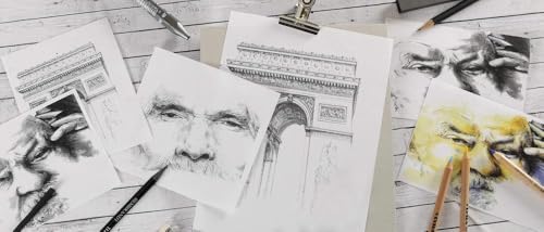 Canson C à Grain A3 125g White Drawing & Sketching Paper Pad, 30 Sheets, Fine Grain Texture, Glued on Short Side, Ideal for Professional Artists - size: A3, style: 125gsm