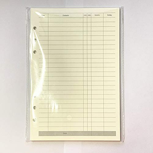 A5 Planner Inserts,6 Ring Budget Binder Refill,Personal Accounting Book for Filofax, 90 Pages Double Side Printed, 100Gsm Paper, Harphia(A5 5.59 x 8.27'',Finance) - color: Finance Schedule, size: A5