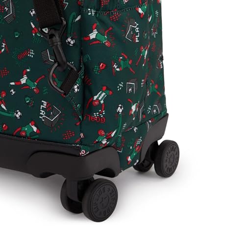 Kipling New Zea Printed 15" Laptop Rolling Backpack - color: Soccer Print