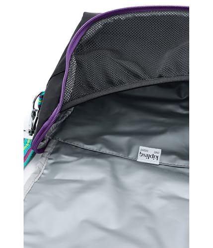 Kipling Women's New Kichirou Fc Lunch Bag, Insulated Lunch Bag, Snack Tote - color: Black Fun C